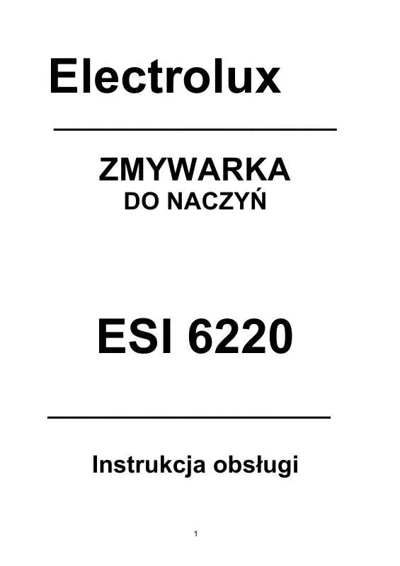 Mode d'emploi AEG-ELECTROLUX ESI6220 X