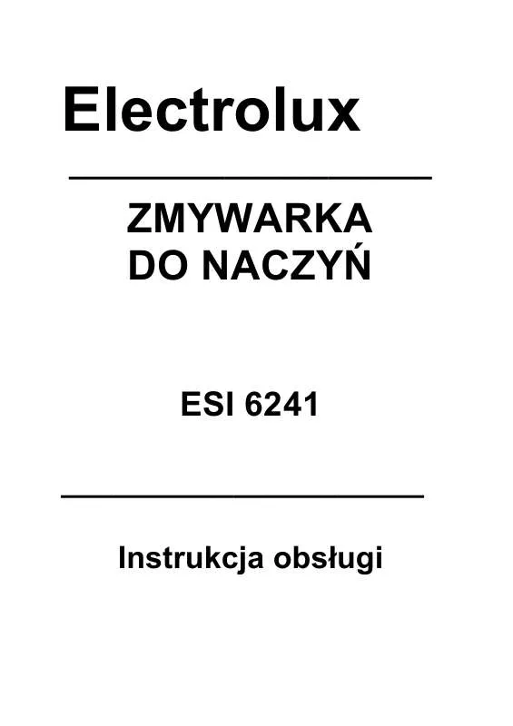 Mode d'emploi AEG-ELECTROLUX ESI6241K