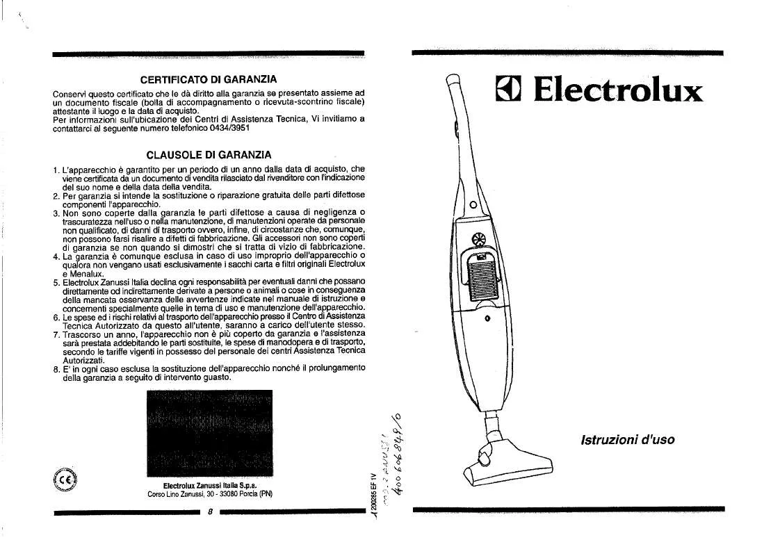 Mode d'emploi AEG-ELECTROLUX ZS100.1 VENTANA