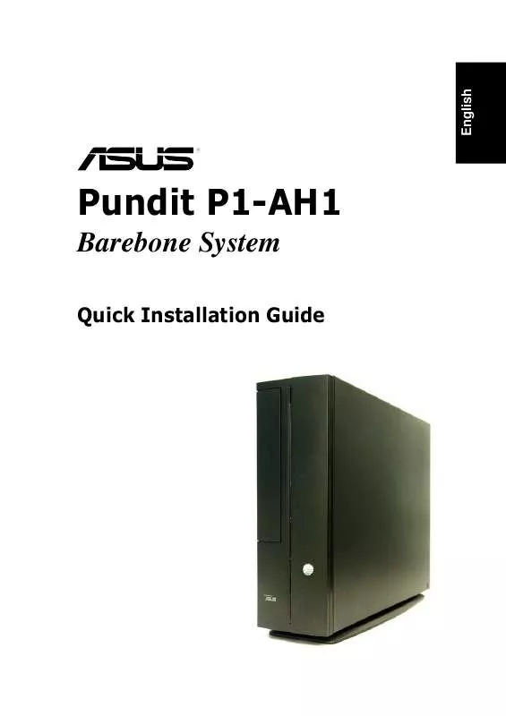 Mode d'emploi ASUS P1-AH1