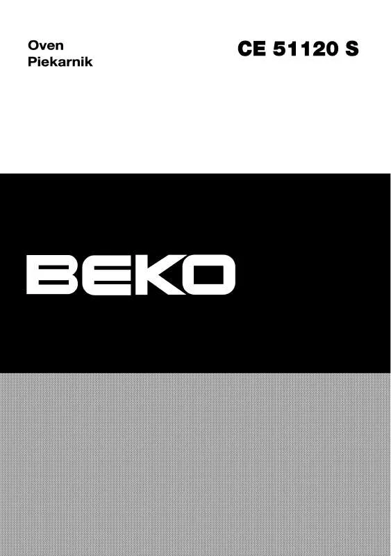 Mode d'emploi BEKO CE 51120