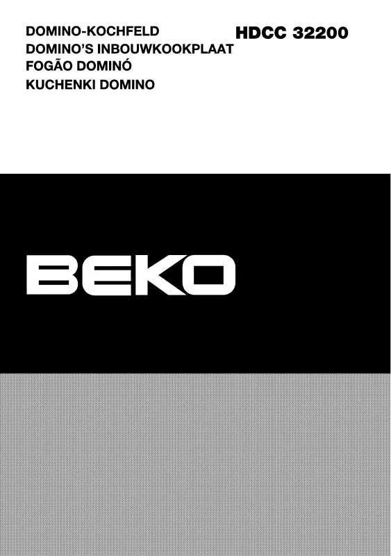 Mode d'emploi BEKO HDCC 32200