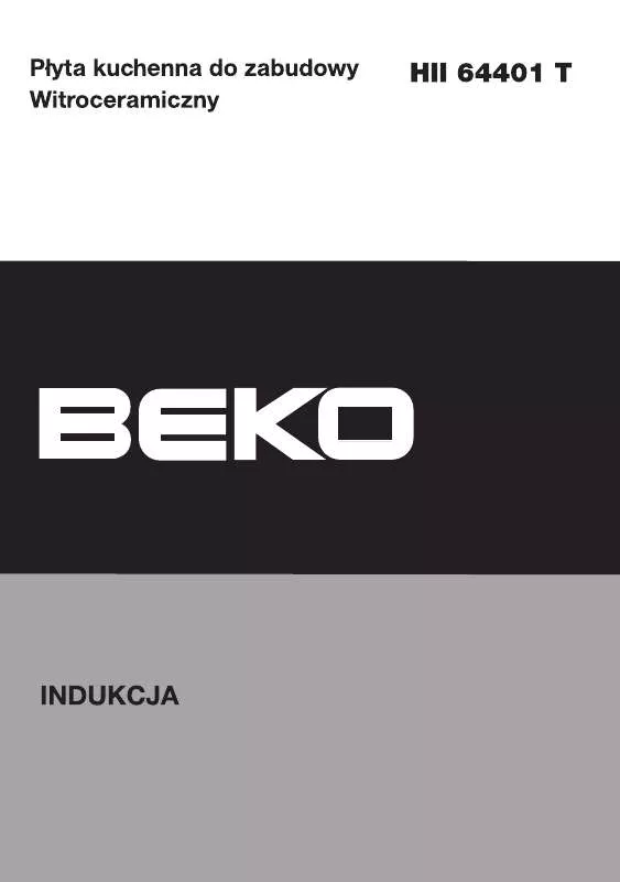 Mode d'emploi BEKO HII 64401 T
