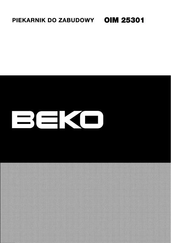 Mode d'emploi BEKO OIM 25301