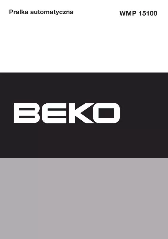 Mode d'emploi BEKO WMP 15100