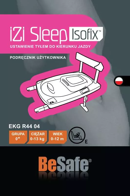 Mode d'emploi BESAFE IZI SLEEP ISOFIX