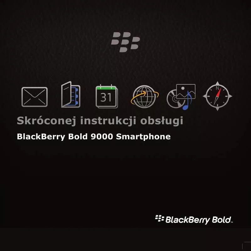 Mode d'emploi BLACKBERRY BOLD 9000