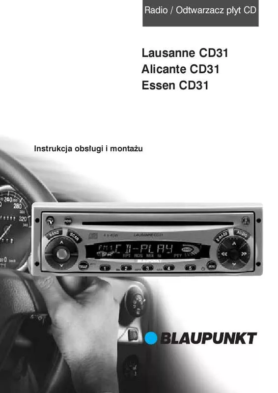 Mode d'emploi BLAUPUNKT ALICANTE CD31