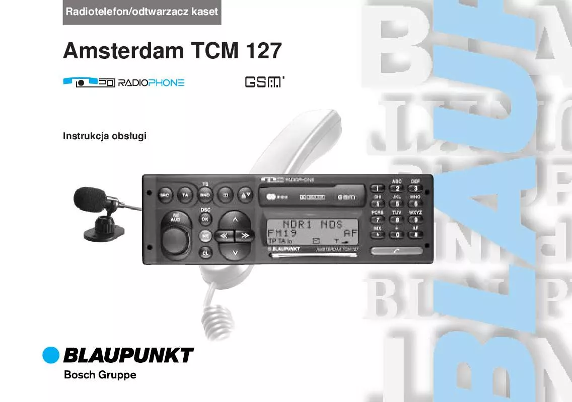 Mode d'emploi BLAUPUNKT AMSTERDAM TCM 127