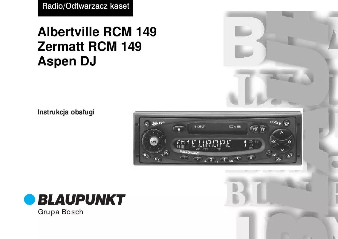 Mode d'emploi BLAUPUNKT ASPEN DJ