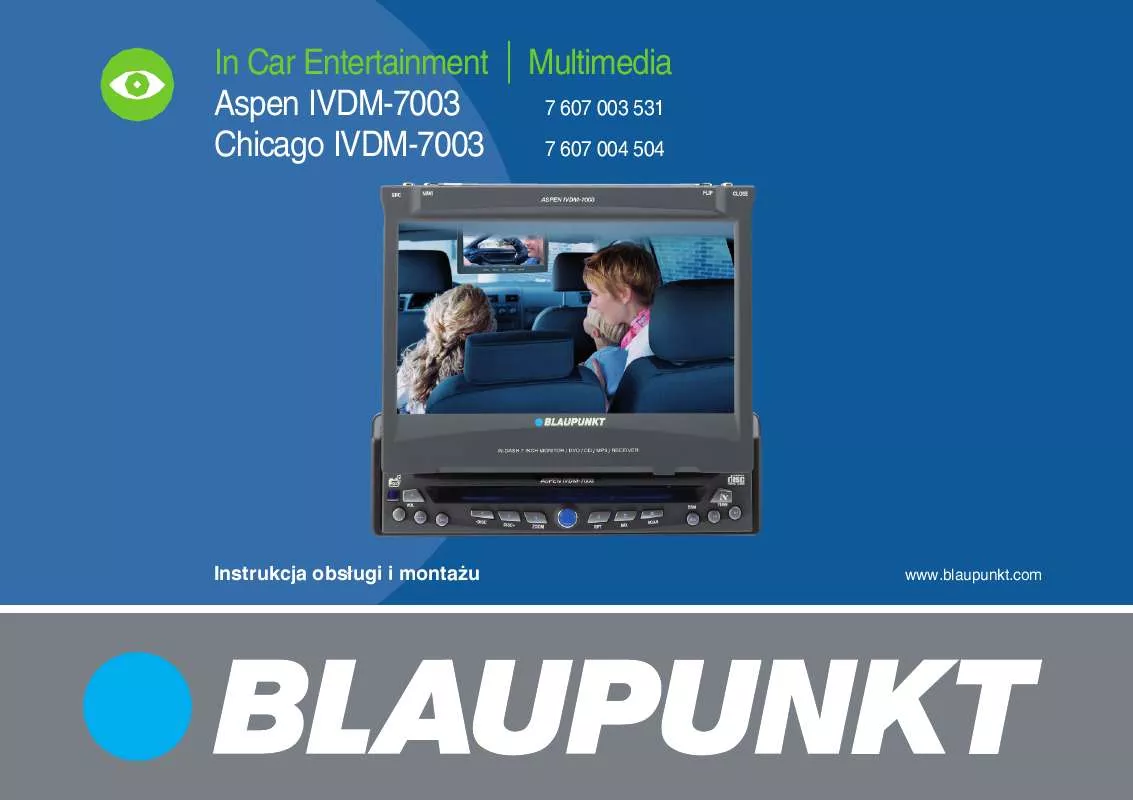 Mode d'emploi BLAUPUNKT ASPEN IVDM-7003 EU