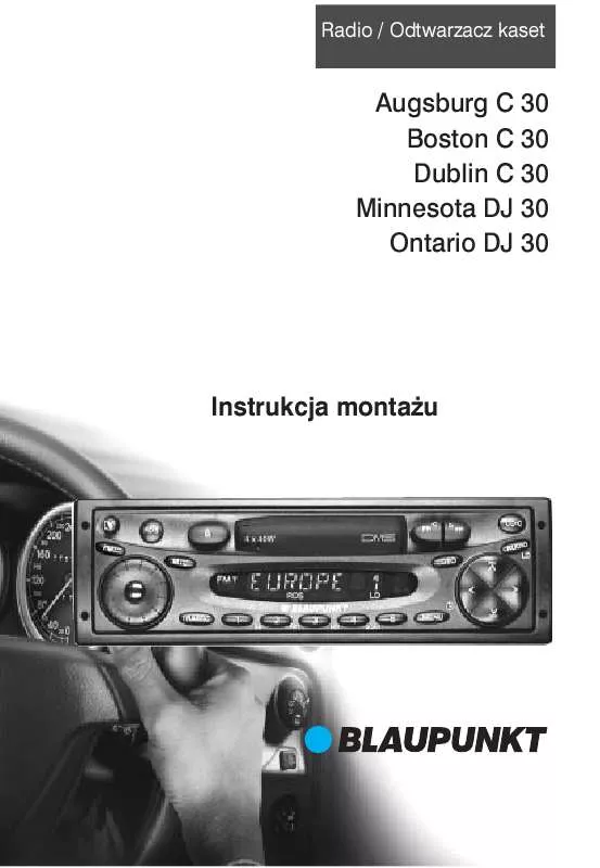 Mode d'emploi BLAUPUNKT BOSTON C30