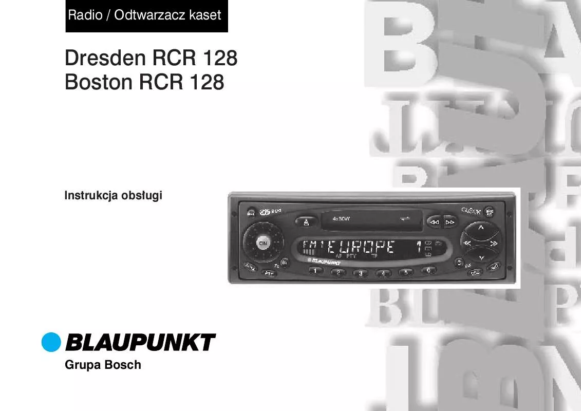 Mode d'emploi BLAUPUNKT BOSTON RCR 128