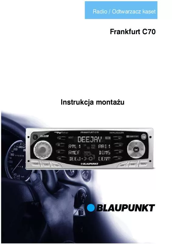 Mode d'emploi BLAUPUNKT FRANKFURT C70