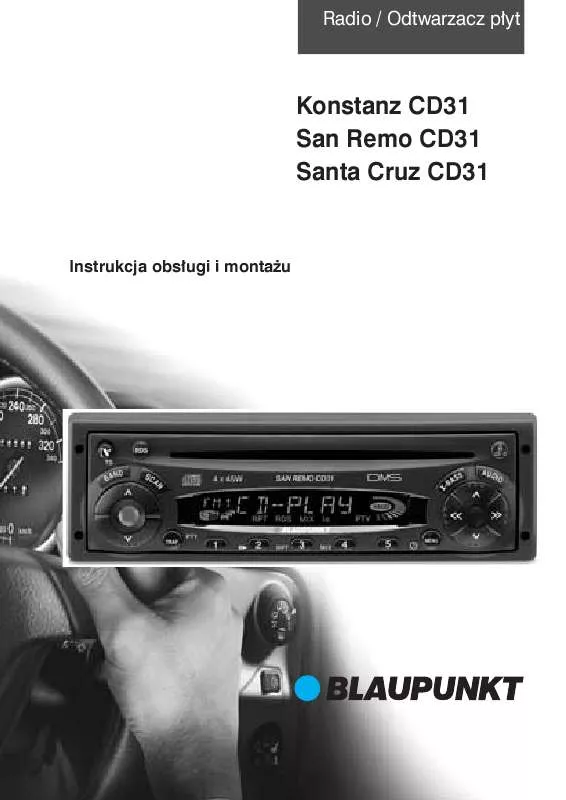 Mode d'emploi BLAUPUNKT KONSTANZ CD31