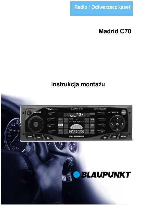 Mode d'emploi BLAUPUNKT MADRID C70