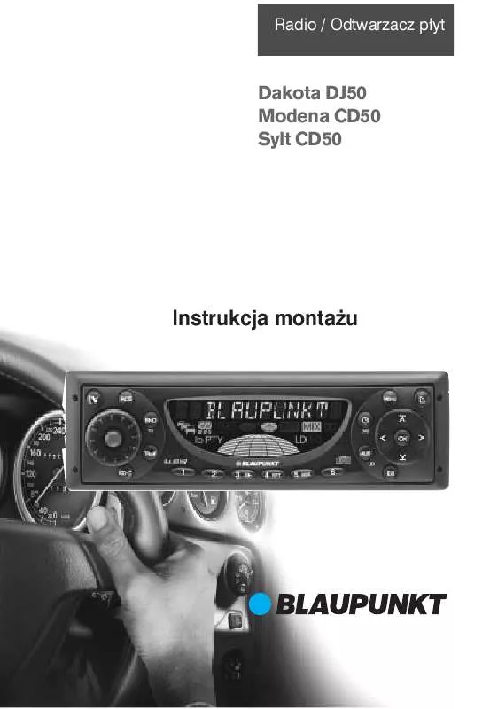 Mode d'emploi BLAUPUNKT MODENA CD50 BLUE