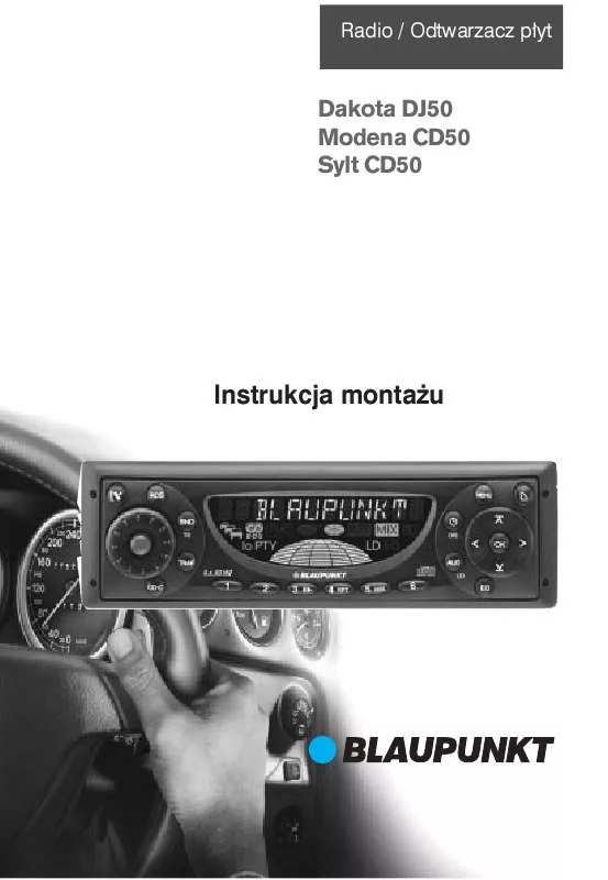 Mode d'emploi BLAUPUNKT MODENA CD50