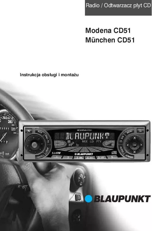 Mode d'emploi BLAUPUNKT MUENCHEN CD51