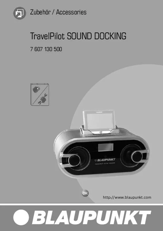 Mode d'emploi BLAUPUNKT SOUND DOCKING