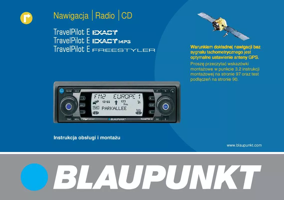 Mode d'emploi BLAUPUNKT TP EXACT WW GG