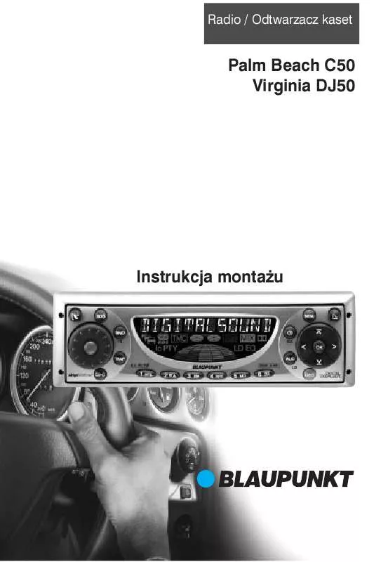 Mode d'emploi BLAUPUNKT VIRGINIA DJ 50