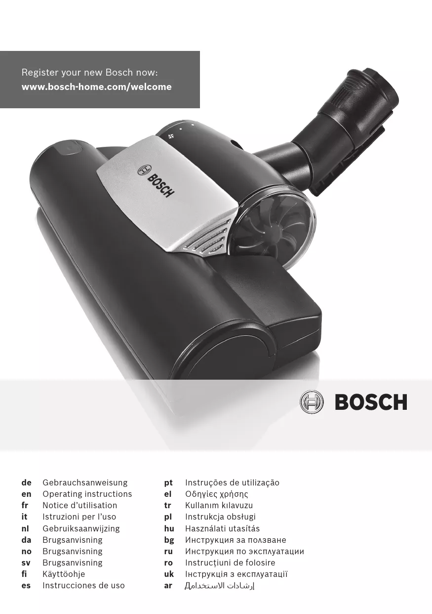 Mode d'emploi BOSCH BGS5331---B