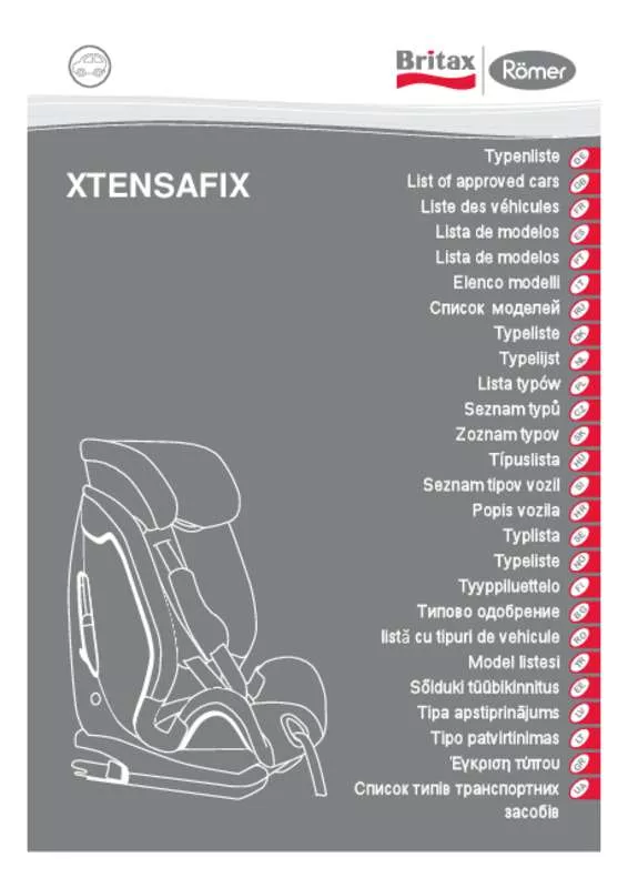 Mode d'emploi BRITAX XTENSAFIX