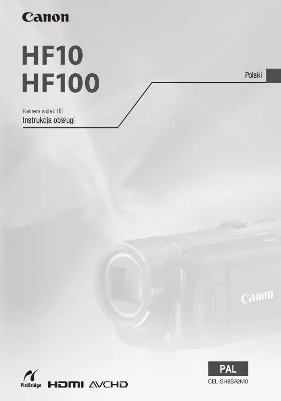 Mode d'emploi CANON HF10