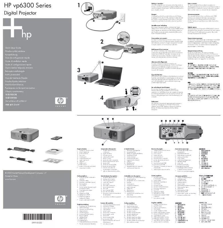 Mode d'emploi COMPAQ VP6300