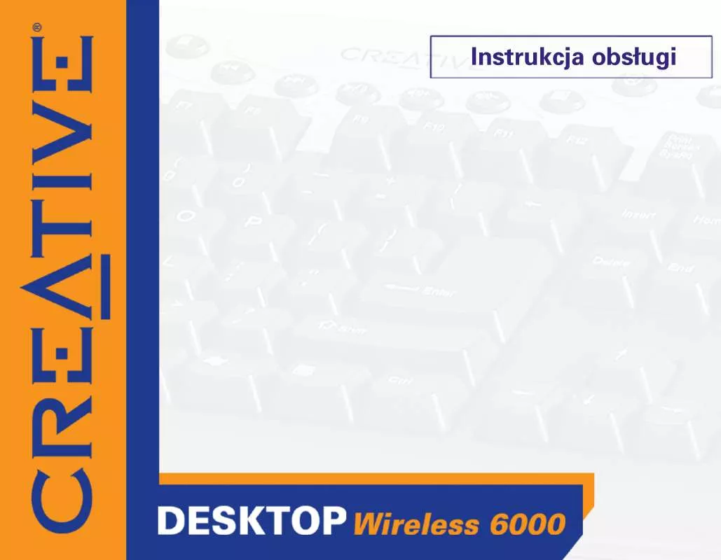 Mode d'emploi CREATIVE DESKTOP WIRELESS 6000