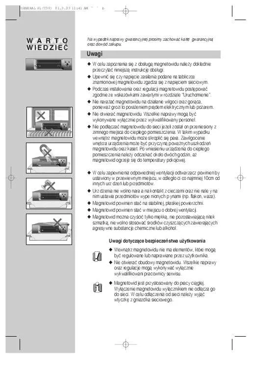 Mode d'emploi DAEWOO T SERIES [GENERAL]