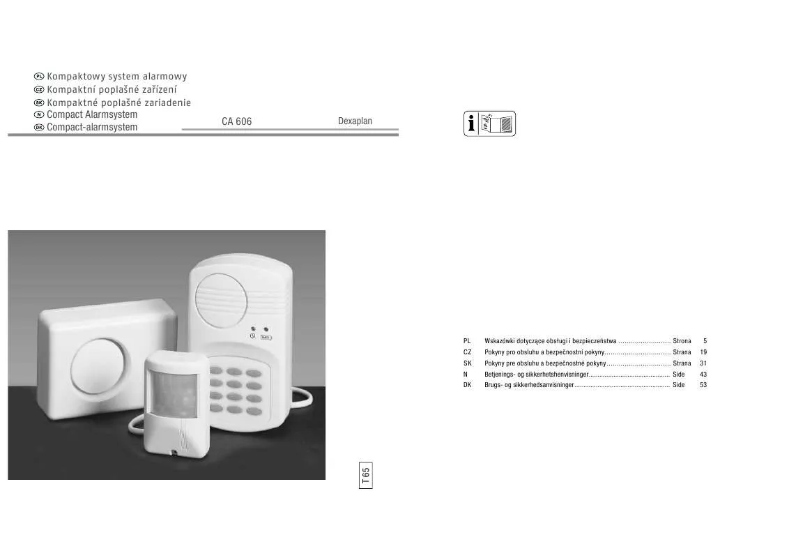 Mode d'emploi DEXAPLAN CA 606