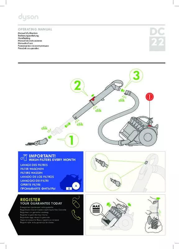 Mode d'emploi DYSON DC22