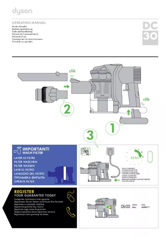 Mode d'emploi DYSON DC30