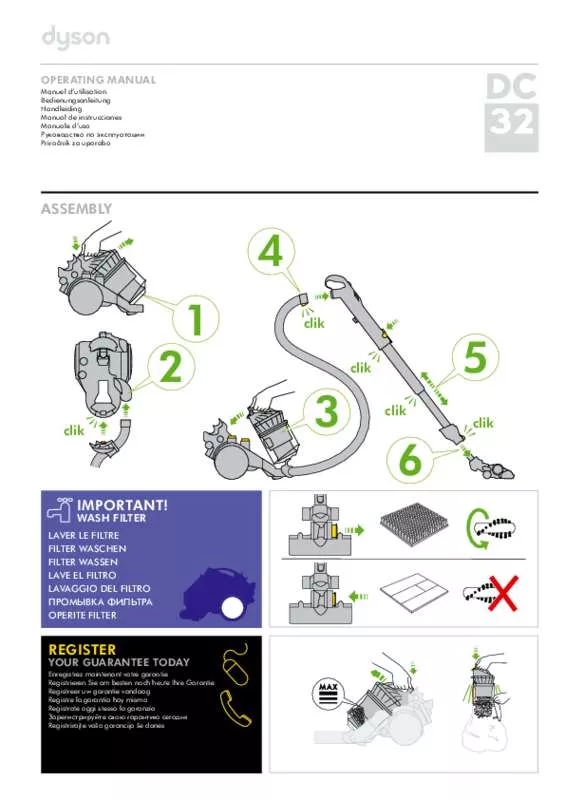 Mode d'emploi DYSON DC32