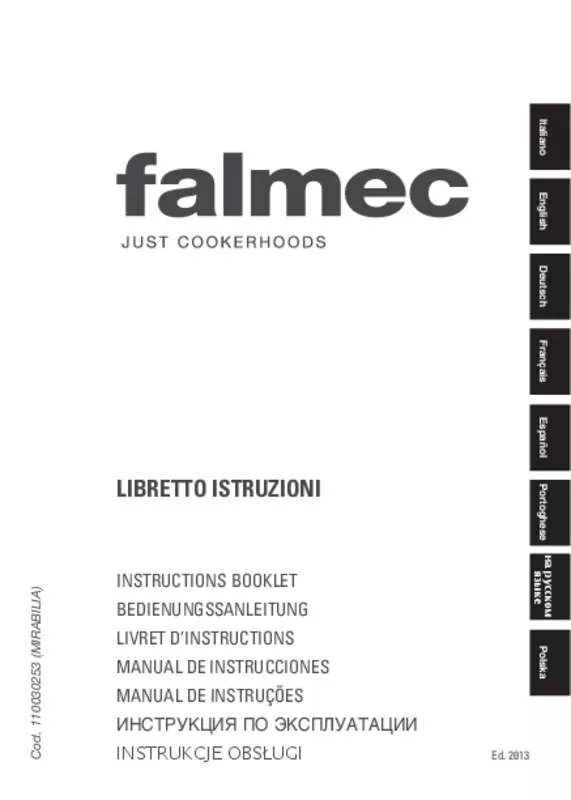 Mode d'emploi FALMEC MANHAT1220