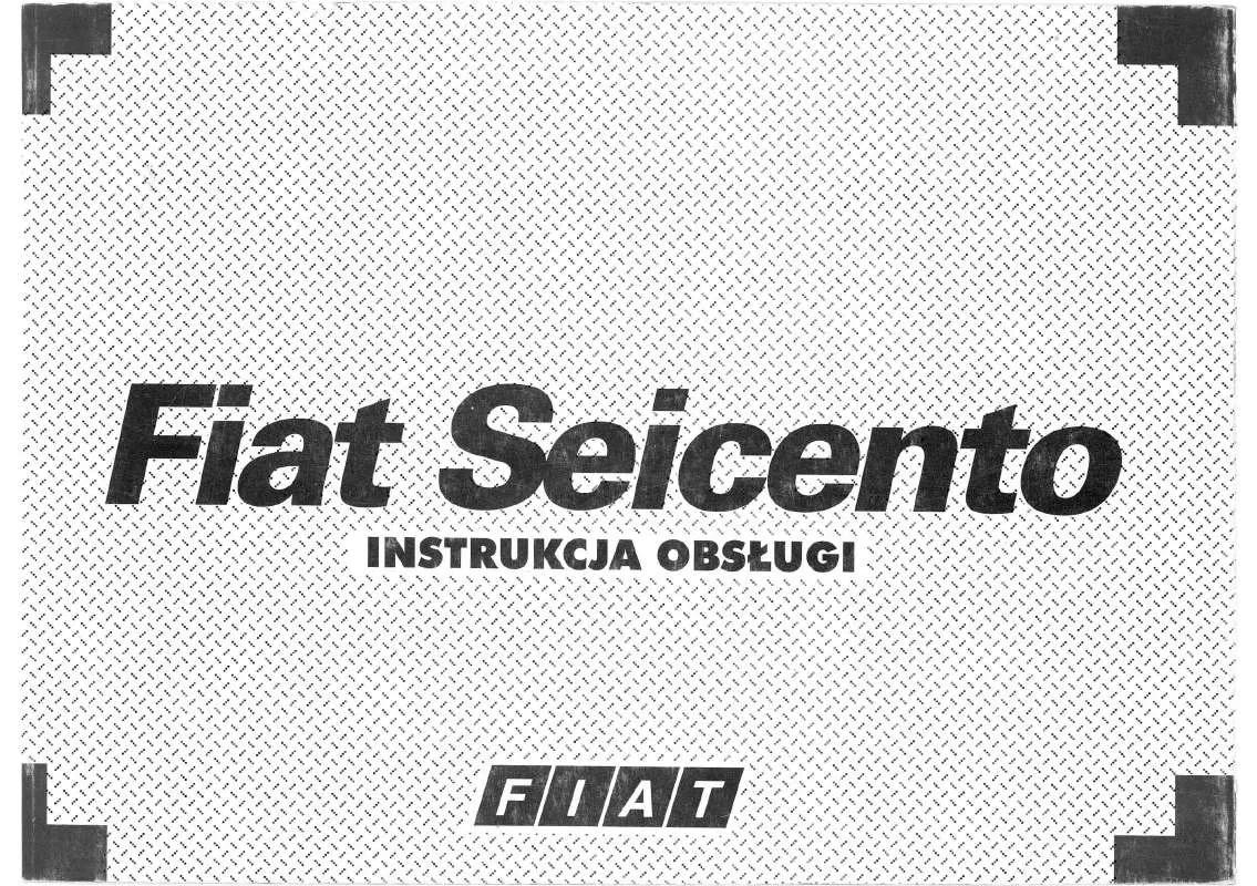 Mode d'emploi FIAT SEICENTO