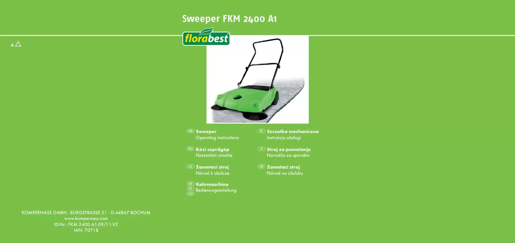 Mode d'emploi FLORABEST FKM 2400 A1