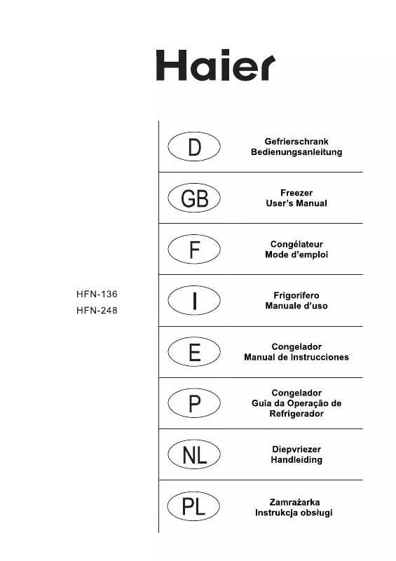 Mode d'emploi HAIER HFN 136