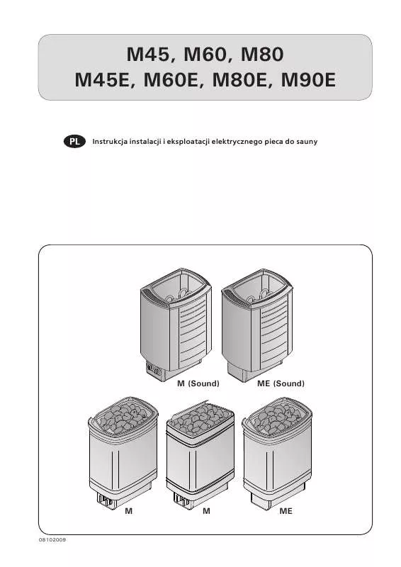 Mode d'emploi HARVIA M80E