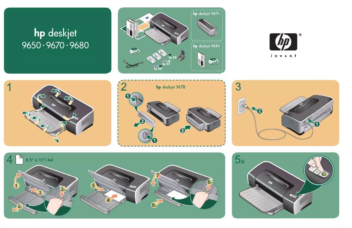 Mode d'emploi HP DESKJET 9600