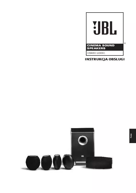 Mode d'emploi JBL CS 460 (220-240V)