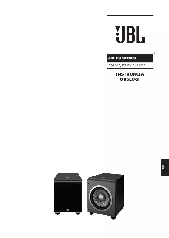 Mode d'emploi JBL ES150P (220-240V)