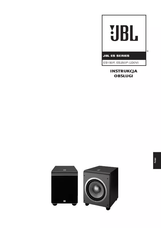 Mode d'emploi JBL ES250P (220-240V)