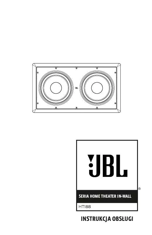 Mode d'emploi JBL HTI88 (120V)