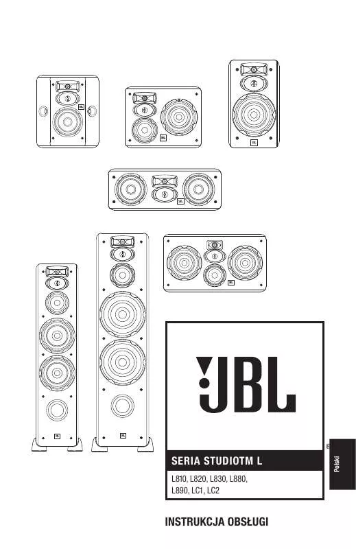 Mode d'emploi JBL L810 (220-240V)