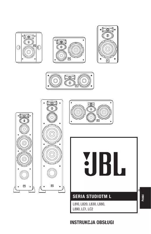 Mode d'emploi JBL L880 (220-240V)