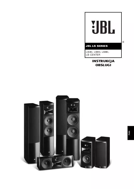 Mode d'emploi JBL LS CENTER (220-240V)