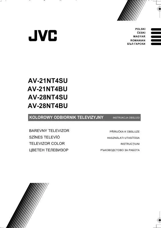 Mode d'emploi JVC AV-21NT4